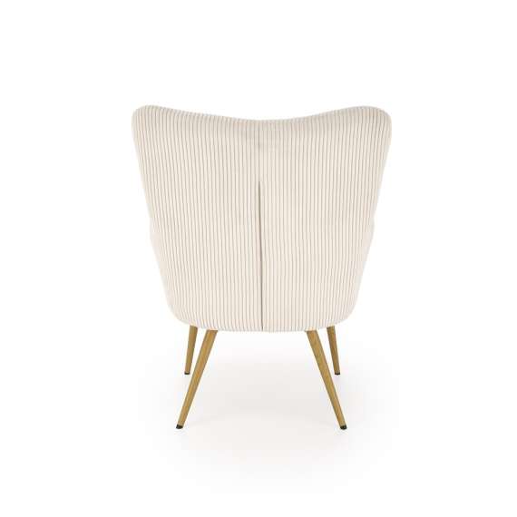 Lenestol AMARO - crem kordfløyel