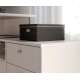 Skrivebord NET100 med kommode - 151x74x121 cm - hvit matt