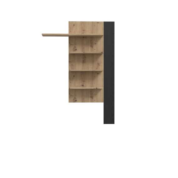 Veggpanel BREATH - 132x190 cm - eik sand - eik svart