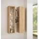 Vegghengt vitrine BREATH - 84x135 cm - eik sand - beige sand