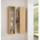 Vegghengt vitrine BREATH - 84x135 cm - eik sand - beige sand