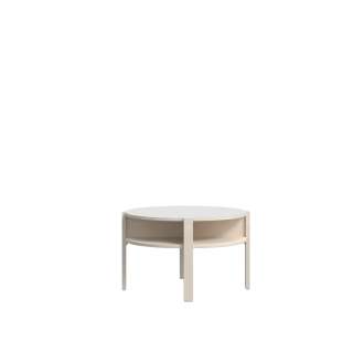 Sofabord BREATH - Ø74 cm - beige sand