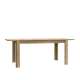 Spisebord BREATH 160-206 cm - eik sand - uttrekkbart