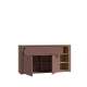 Skjenk BREATH - 160x83 cm - terrakotta - 2 skuffer - 2 dører - avrundede kanter