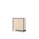 Kommode Enna 101x115 - beige - med skuffer