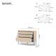 Kommode Trend 104x83 - beige - med skuffer