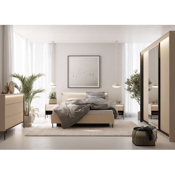 Kommode Trend 104x83 - beige - med skuffer