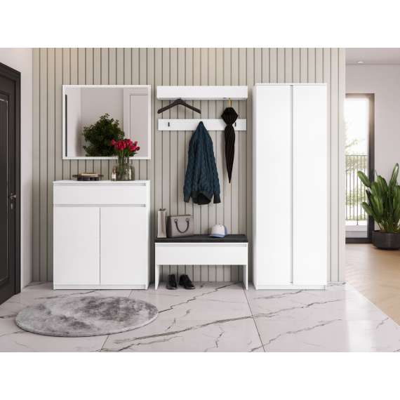 Speil Simply 92x77 - hvit