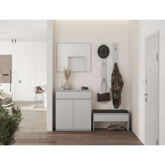 Speil Simply 92x77 - grå