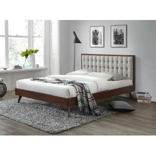 Seng Solomo 160x200 cm - valnøtt