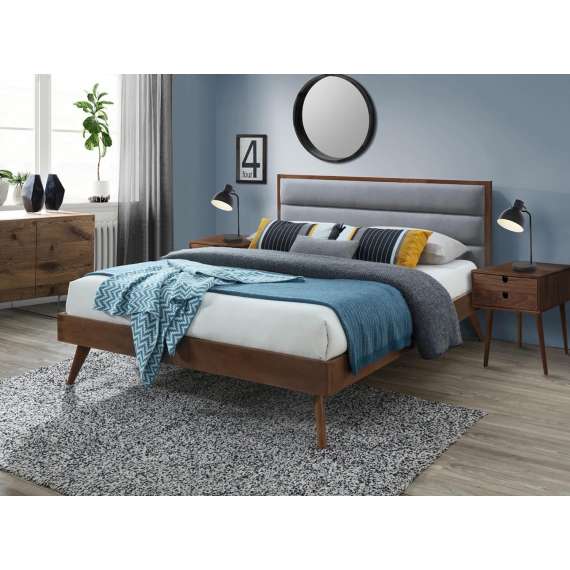 Seng Orlando 160x200 cm - valnøtt