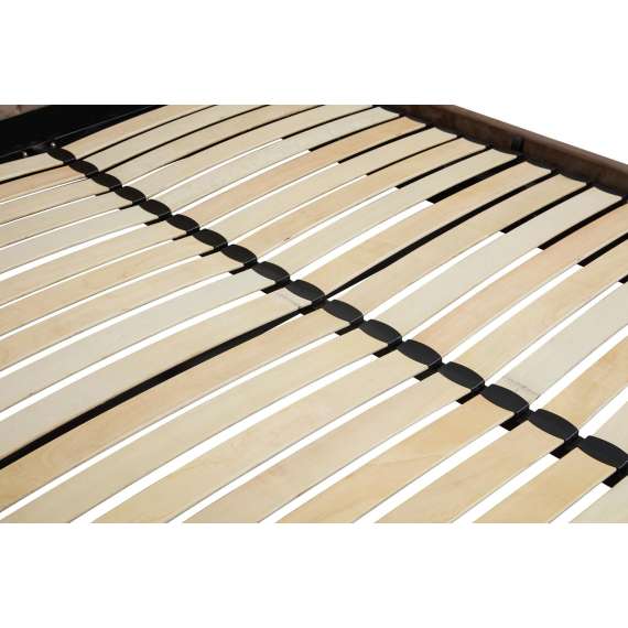 Seng Palazzo 160x200 cm - beige fløyelsstoff