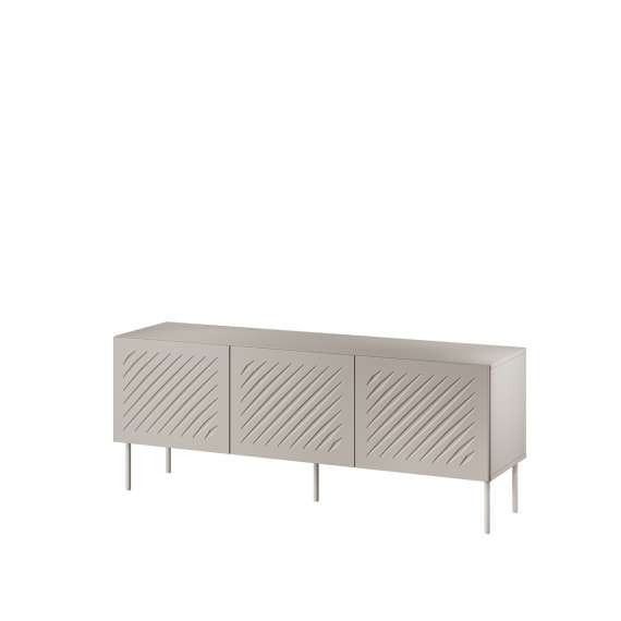 Tv-benk SIENA 150x60 - 3 dører - cashmere