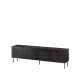Tv-benk SIENA 200x60 - 3 dører - svart matt