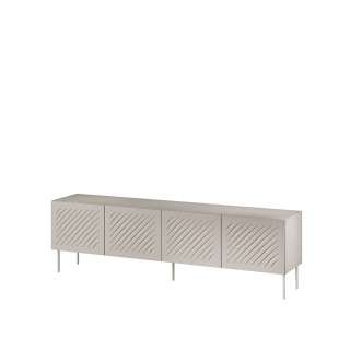 Tv-benk SIENA 200x60 - 4 dører - cashmere