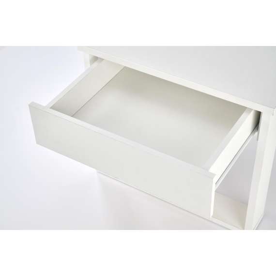 Sofabord NEA - 60x60 cm - hvit matt - skuff