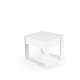 Sofabord NEA - 60x60 cm - hvit matt - skuff