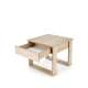 Sofabord NEA - 60x60 cm - eik sonoma - skuff