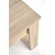 Sofabord NEA - 60x60 cm - eik sonoma - skuff