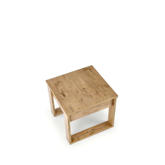 Sofabord NEA - 60x60 cm - eik wotan - skuff