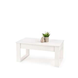 Sofabord NEA - 100x60 cm - hvit matt - 2 skuffer