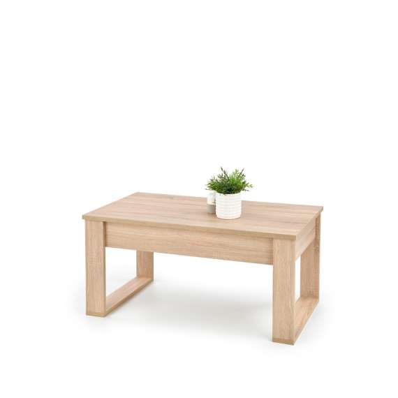 Sofabord NEA - 100x60 cm - eik sonoma - 2 skuffer
