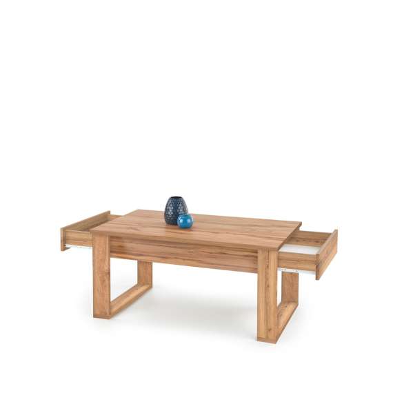 Sofabord NEA - 100x60 cm - eik wotan - skuff