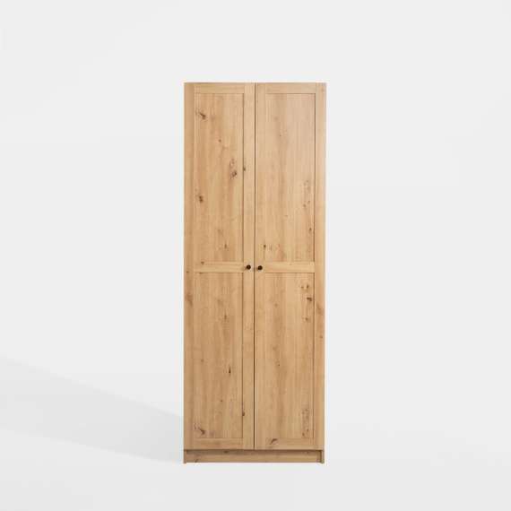 Reol Ted 75x205 cm - eik - 2 dører