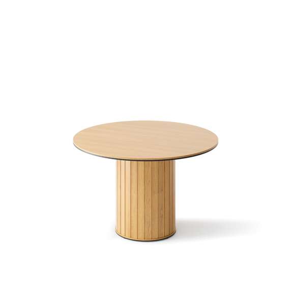 Spisebord Rotto ø120 cm - eik - rundt bord