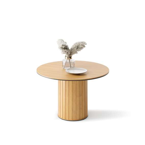 Spisebord Rotto ø120 cm - eik - rundt bord