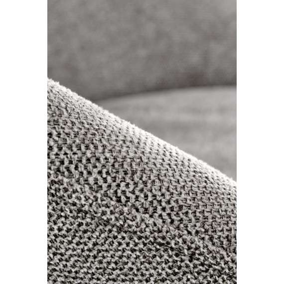 Stol ACAND - grå - sorte ben