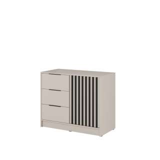 Kommode Nelly 105x86 cm - cashemere - spiler