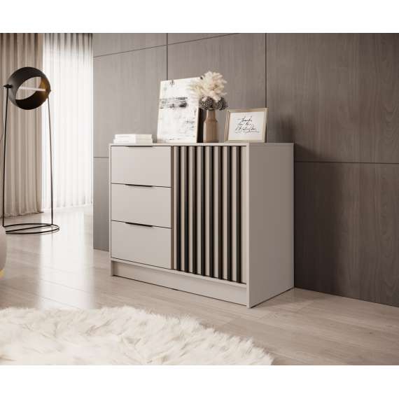 Kommode Nelly 105x86 cm - cashemere - spiler