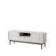 Tv-benk Japandi 154x57 cm - cashmere - med dører og skuff