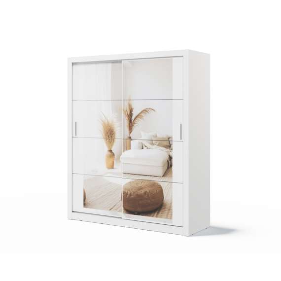 Garderobeskap Arti 180x215 cm - hvit