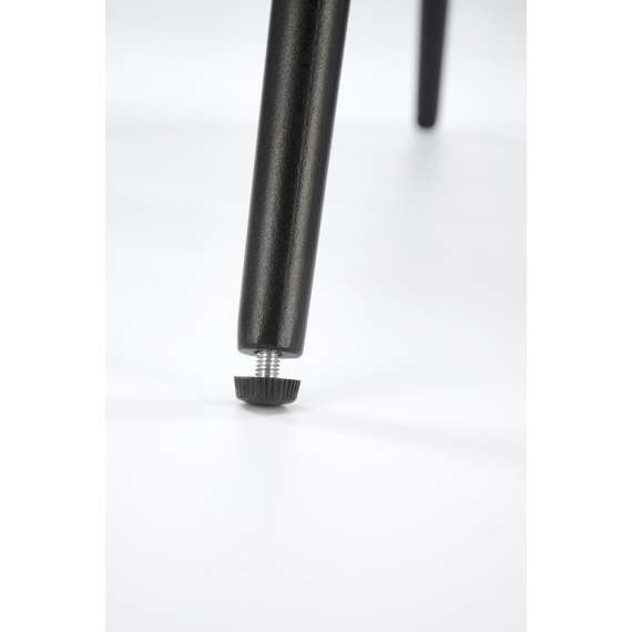 Stol AGARA - beige - svingbar - svart bein