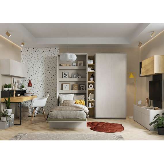 Veggskap Teen Flex 102 cm - Eikefinish