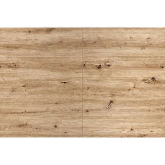 Spisebord Lamello 160-210 cm - eik artisan - svart matt