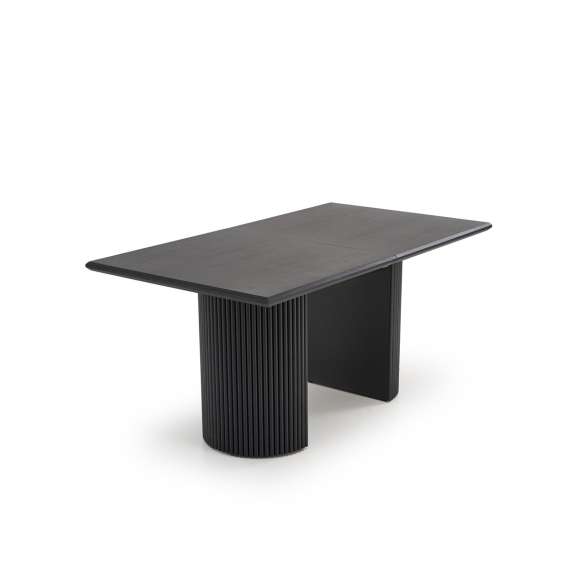 Spisebord Bolero 160-250 cm - svart  - eikefinér