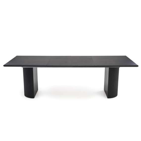 Spisebord Bolero 160-250 cm - svart  - eikefinér