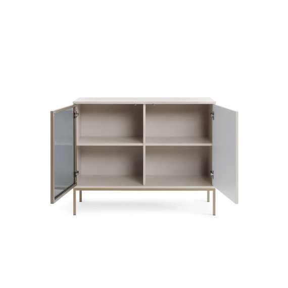 Skjenk Sento 104x83 cm - cashmere - 2 dører - med belysning