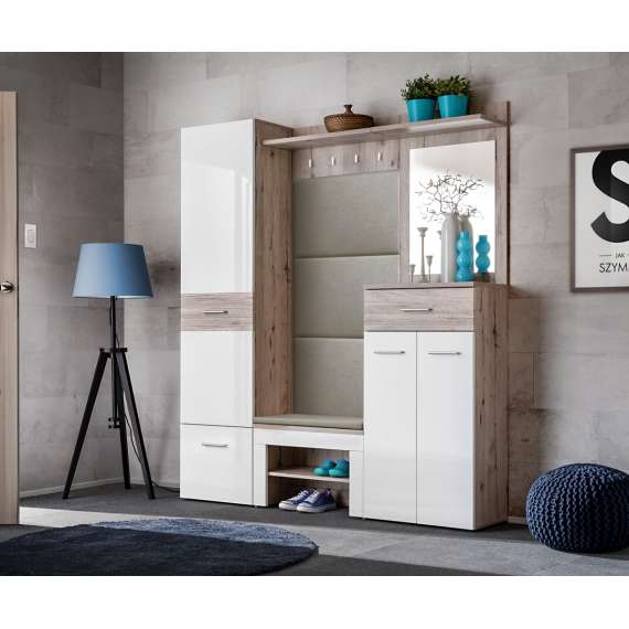 Skoskap Gustavo 60x114 cm - eik wellington - spiler