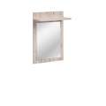 Speil Gustavo m/ hylle - 60x90 cm - eik wellington