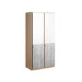 Garderobeskap Plano 90x191 cm - 2 dører