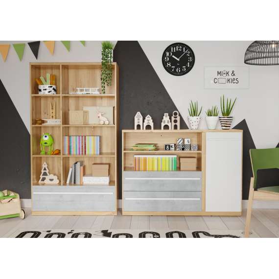 Reol Plano 90x161 cm - hyller - oppbevaringsskuff