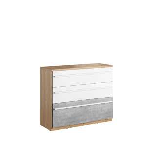 Kommode Plano 110x88 cm - 3 skuffer