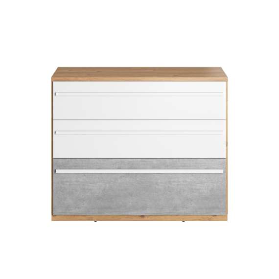 Kommode Plano 110x88 cm - 3 skuffer