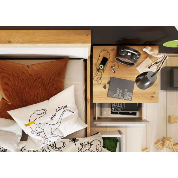 Nattbord Plano 45x50 cm - med skuff