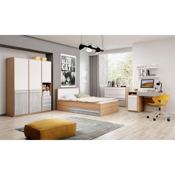 Seng Plano 120x200 cm - med oppbevaring