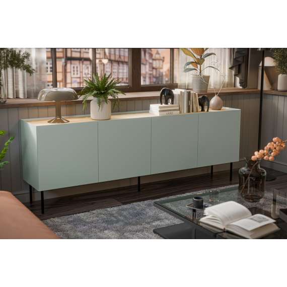 Skjenk Fellini 200x70 - oliven og eik - 4 dører